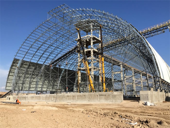 杭州煤机油桶翘工程网架